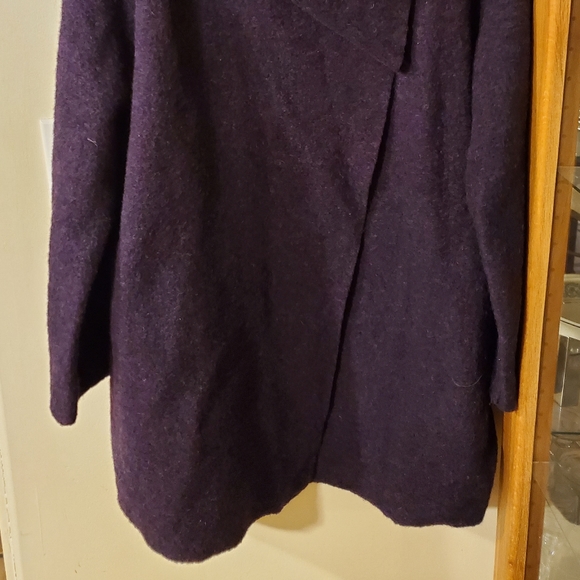 80% Lana wool cross body sweater jacket - Picture 2 of 6